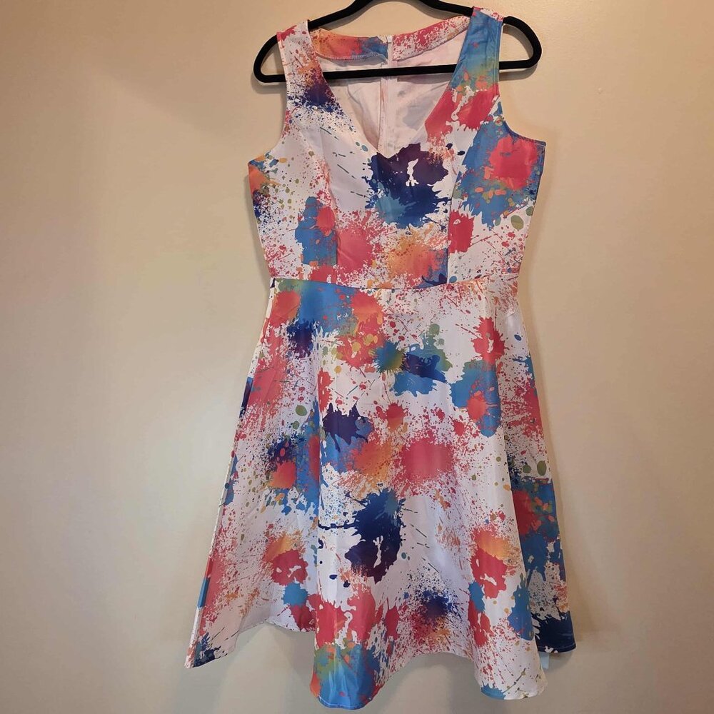 Dresslily Paint Splatter Dress 8